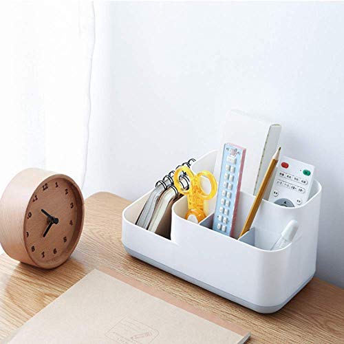 Image of PAXCOO Toothbrush Holder,Bathroom Organizer Countertop,Bathroom Tray Caddy,Multi-Functional 5 Compartments Storage for Kitchen Counter,Vanity Organize,Detachable Bottom Easy to Clean,Toothbrush Holder