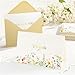 Thank You Cards with Envelopes, 32 Pack Thank You Notes, Gold Foil Blank Cards, Bulk Stationary Set For All Occasions, Weddings, Business, Baby Showers, Birthday, Bridal Shower, 4 Assortment Floral