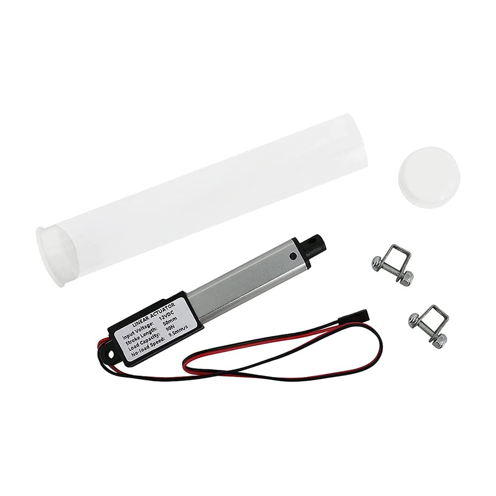 Actuador lineal eléctrico 12V 2 pulgadas 90N 20 libras 9.5mm/s impermeable