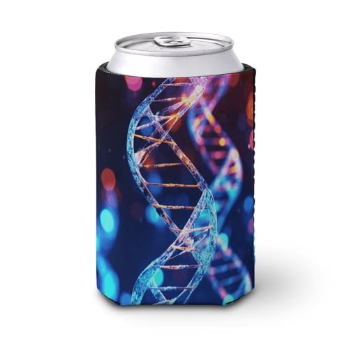 DNA Genetic Helix Cup Sleeve Reusable Iced Coffee Sleeves Cute Insulated Cup Sleeve for Cold Beverages Coffee Cup Holder Fits All For Regular Size Bottles