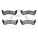 Dynamic Friction Company 3000 Ceramic Brake Pads 1310-0666-00-Rear Set For 1994-1998 Jeep Grand Cherokee