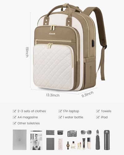Image of LOVEVOOK Laptop Backpack for Women with Laptop Compartment,Fits 17 inch Laptop