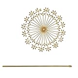 Mejora espacio aire libre con las apuestas jardín únicas con diseño diente león, use acero resistente a intemperie para rústico