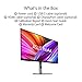 ASUS ProArt Display 27” 4K HDR Professional Monitor (PA279CRV) - IPS, UHD (3840 x 2160), 99% DCI-P3/Adobe RGB, ΔE < 2, Calman Verified, USB-C PD 96W, DisplayPort, Daisy-Chain, Ergonomic, 3yr Warranty