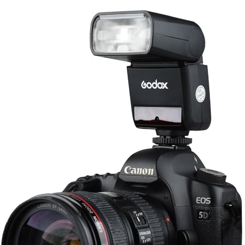 Image of Godox TT350C Camera Flash for Canon 80D 90D 7D 6D 70D 750D 760D 5DMarkIV EOS 1DX 6DMarkII 77D 800D 5DMarkIII 5DMarkII 60D 7DMarkII 600D 50D 30D 500D Digital X M3 M6II R5 R6 R6II R7 Etc Camera Flash