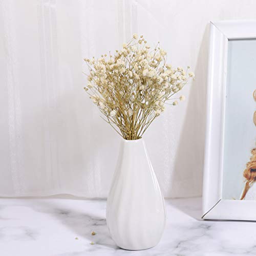 Winomo Dried Flower Artificial Babybreath Gypsophila Flowers Bouquets, Gypsophila Greenery Spray Flowers For Wedding Party Diy Wreath Floral Arrangement Home Decoration Dry Flowers #TOP5
