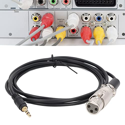 Cable adaptador XLR a 3.5mm de 1.5 metros miniatura 3