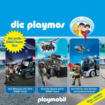 Die Playmos - Das Original Playmobil Hörspiel, Die große SWAT-Team-Box, Folgen 68, 78, 85 - Christoph Dittert