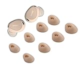 Zotech Replacement Ear Tips for Jabra Elite 10 True Wireless Earbuds, 4 Pairs (XS/S/M/L) (Clear)