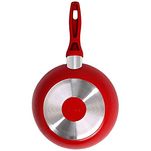 Frigideira Revestimento Cerâmico 28cm Vermelha Clink