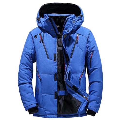 Veste de ski de montagne homme coupe ajustée et doudoune de travail chaude