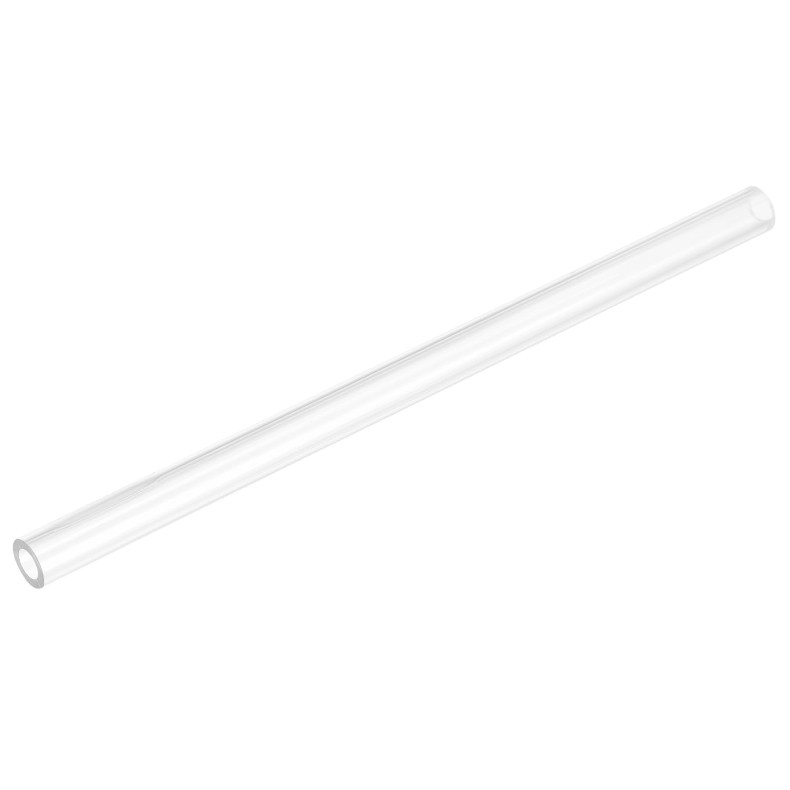 uxcell Rigid Round Clear Tubing 8mm(5/16") ID x 14mm(9/16") OD x 0.8Ft(250mm) Length Plastic Tube