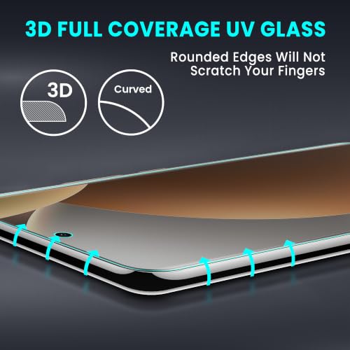 Image of FIRST MART Matte UV Tempered Glass for Redmi Note 15 Pro Plus | Anti-Glare Curved Screen Protector, 9H Scratch Resistant, Fingerprint Compatible, Case-Friendly | Pack of 1