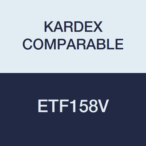 Kardex Compatible ETF158V End Tab Folder, Fas# 1 and 3, 11Pt Color Stock, Top and Side, 0-9 Scale Printed Twice on Tab, 11 3/4" x 9 1/2", 2-Ply, Violet, Pack of 50