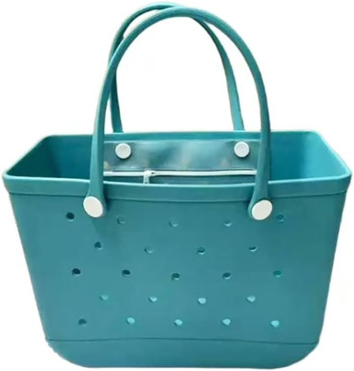 Oversized Beach Tote Bag, Extra Large Rubber Waterproof Sandproof Bag, Washable Durable Travel Tote for Pool