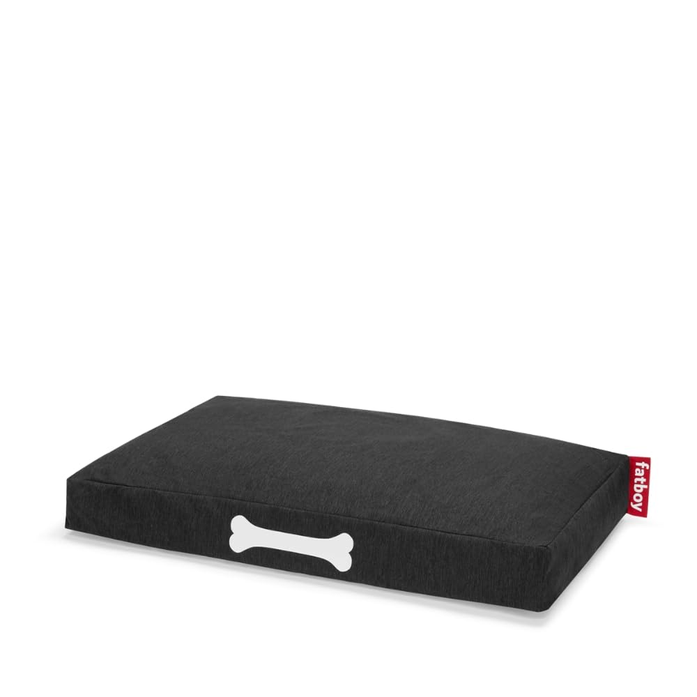 Fatboy Doggielounge Olefin Dog Bed | Made from olefin fabric | Sturdy & durable | Water- and dirt-repellent | Easy to clean | indoor & outdoor use | Filling (EPS) | Large | 120x75x14 cm - Thunder grey