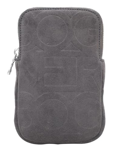 Sac pour téléphone portable Bogner Tenna Velluto gris avec bandoulière