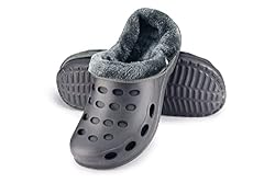 ESTRO Zapatillas Casa Mujer Invierno - Zuecos Hombre Invierno Zuecos de Goma Mujer Invierno A01 (42, Gris Oscuro)