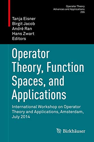 Buy Operator Theory, Function Spaces, and Applications — BookShops.in