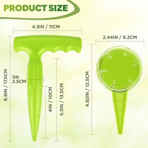 Herramienta para sembrar semillas 2 piezas verde claro miniatura 2