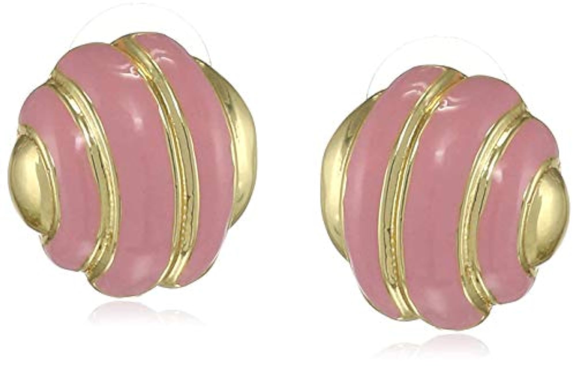 Valentine's Stud Earrings - Heart Shaped Red Gems