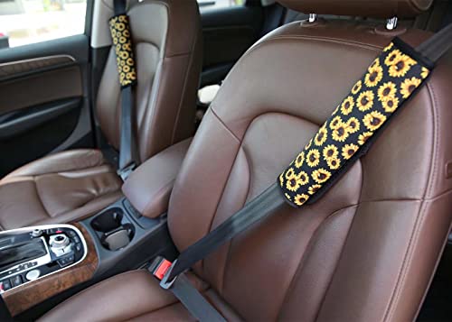 For U Designs Yellow Butterfly Print Seat Belt Covers For Women,Neoprene Soft Car Seat Belt Pad Cover Auto Seat Belt Shoulder Pads For Adults,Fit For Most Cars,Suv,Trucks,Van,Set Of 2 #TOP2