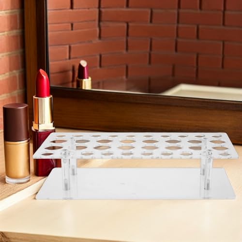 Expositor de perfumes acrílico transparente con 36 ranuras estables 6