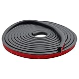 YHAINI Guardabarros universales Guardabarros Universal de 18 mm para Ruedas de Coche, protección de Cejas de Rueda, Pasos de Rueda, antiarañazos, Caucho Negro(1.5 Meters)