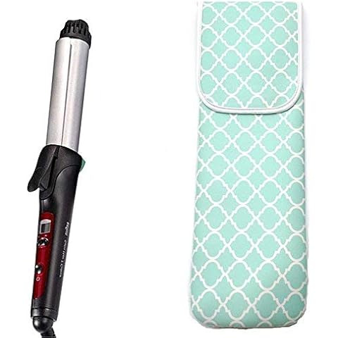 ALEIFLE curling iron travel case, Water-resistant Curling Wand Travel Cover Case Pouch Women's Storage Bag Cover