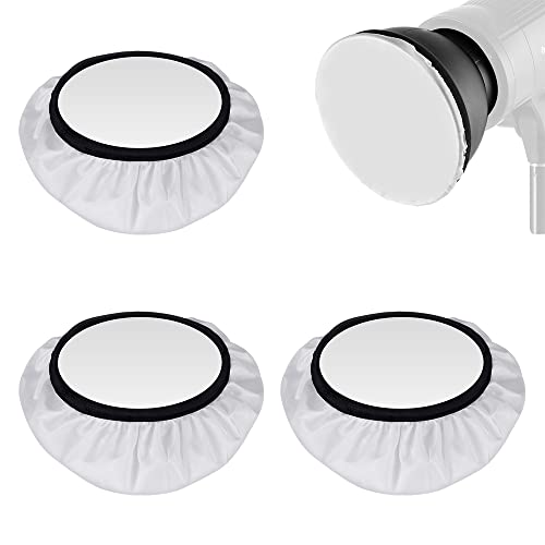 Reforung 4 PCS Tela Difusora Fotografia 18cm /7 pulgadas Calcetines Difusores de Luz Reflector...
