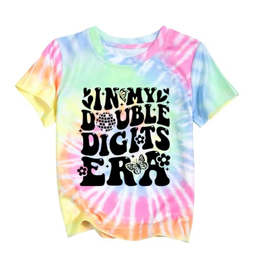 Image of in My Double Digits Era Shirt Girls Birthday Girl Shirt | 10 Birthday Shirt Girls 10th Birthday Gifts For Girls 10 Year Old Ten Party Tee Tops