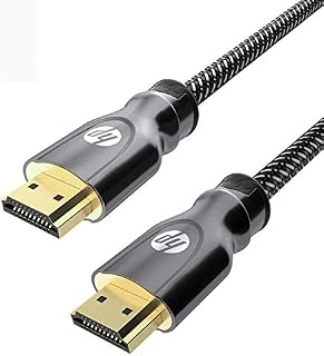 HP 4K HDMI Cable 10 ft high Speed Ultra HD (4K@60Hz) with Braided
