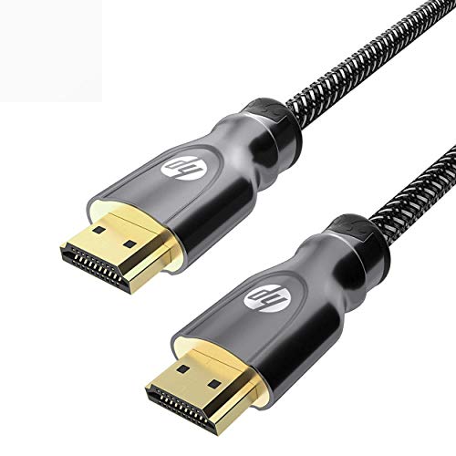 HP 4K HDMI Cable 10 ft high Speed Ultra HD (4K@60Hz) with Braided