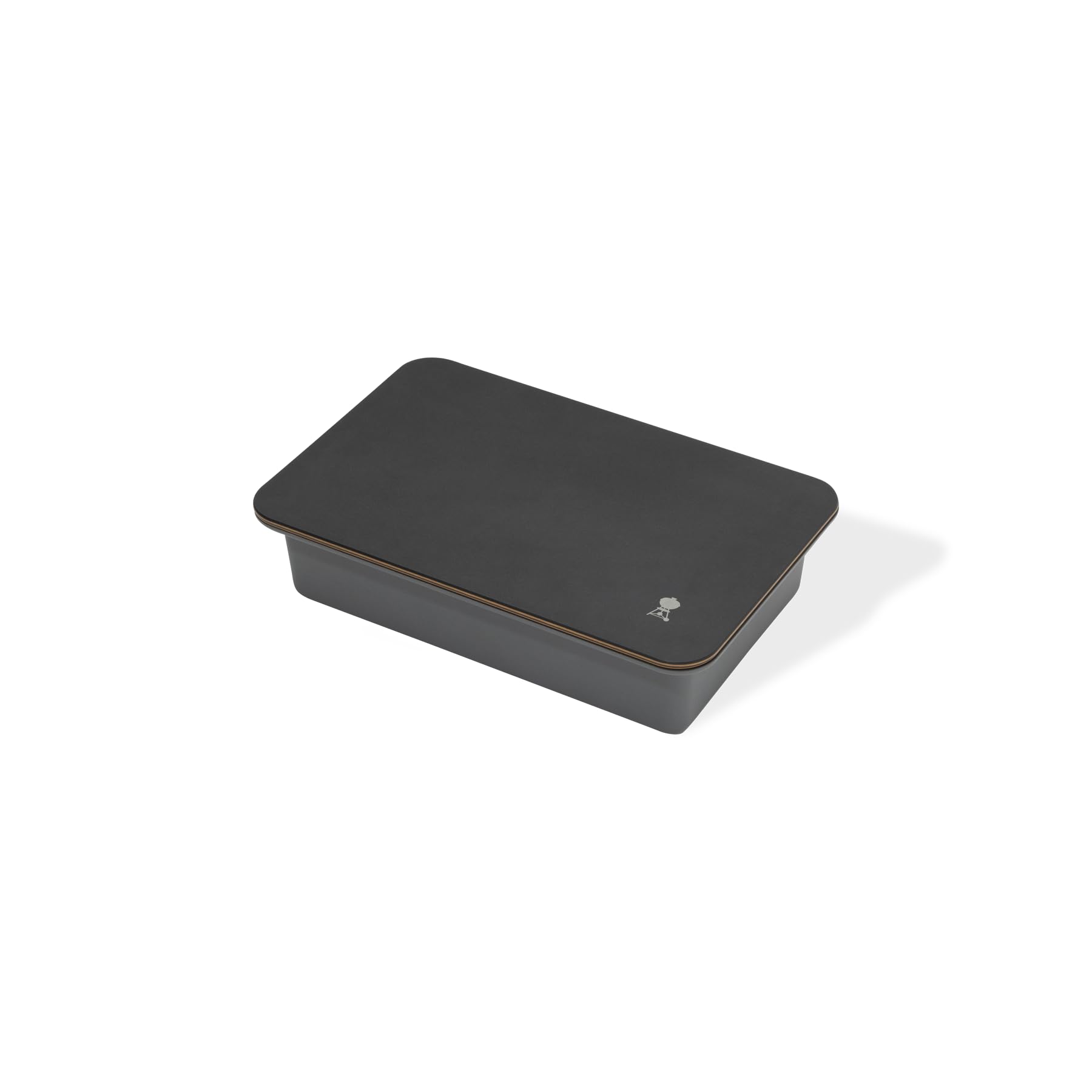 Boîte avec couvercle/ planche de découpe Weber Works / Accessoires pour tablettes Weber Works sur barbecues compatibles, récipient alimentaire, compatible lave-vaisselle, 11,5 x 36,5 x 24 cm