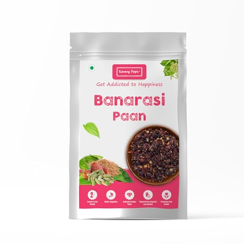 Image of Tummy Pops | Premium Banarasi Paan Mix Without Supari | Hygienically Prepared & Packed | After Meal Digestive Mukhwas, Authentic Sweet Mouth Freshener (Banarasi Paan, 950gm)