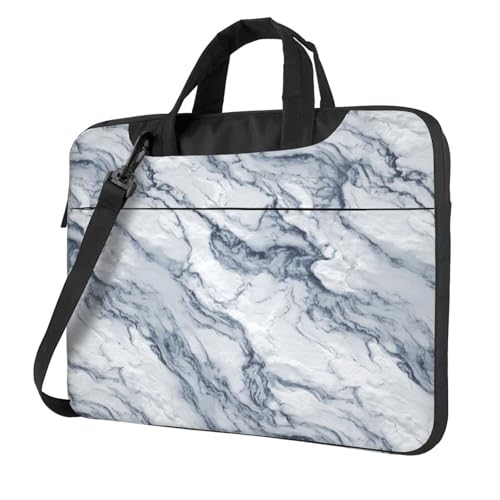 Pochette ordinateur 15,6 pouces rembourrée - Protection PC blanc et gris mixte