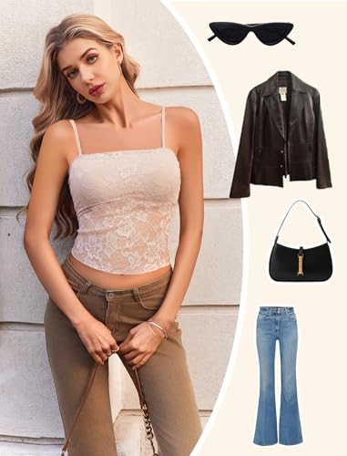 Avidlove Lace Camisole for Women Sexy Tank Top Going Out Y2K Fashion Top Lace Crop Tops Summer Trendy Tops4