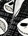 Disney The Nightmare Before Christmas Adults Wearable Blanket Hoodie | Black NMBC Zip Hooded Fleece with Jack Character Print