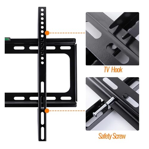 Support mural fixe pour téléviseur 14-32 pouces avec VESA 200x200 mm - 5