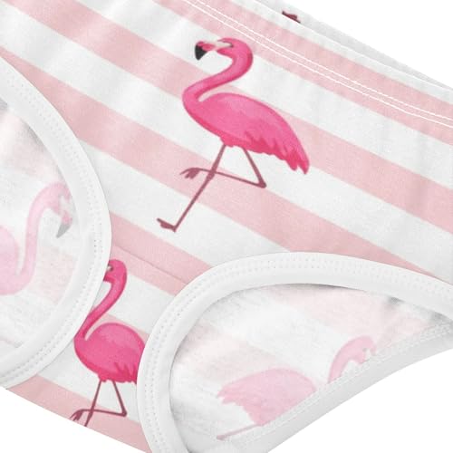 Bright Toddler Girls Underwear 2t Cotton Little Girl Panties Pink Flamingos Leg Briefs Girls Undies4