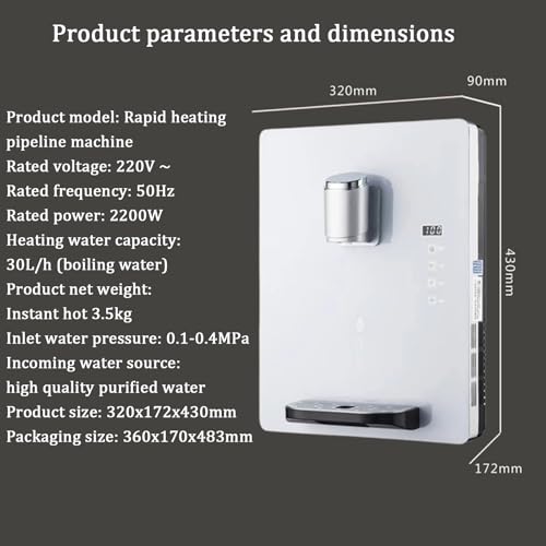 Distributeur d'eau pour bureau et espace commercial avec grand débit 30L/h - 4