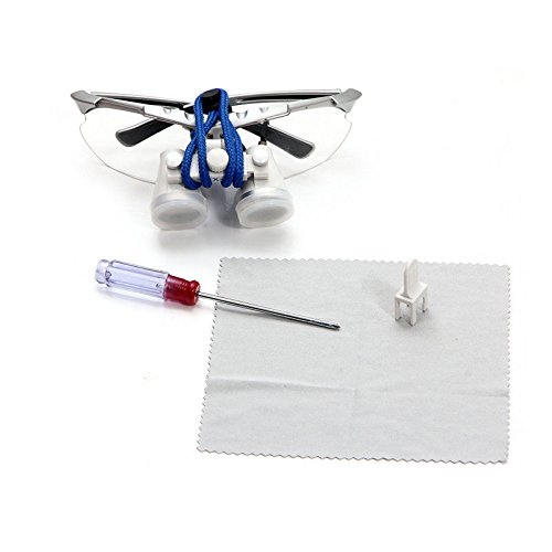 Dentist Silver loepbril voor tandartsen, optisch glas, 3,5 x 420 mm - Image 6