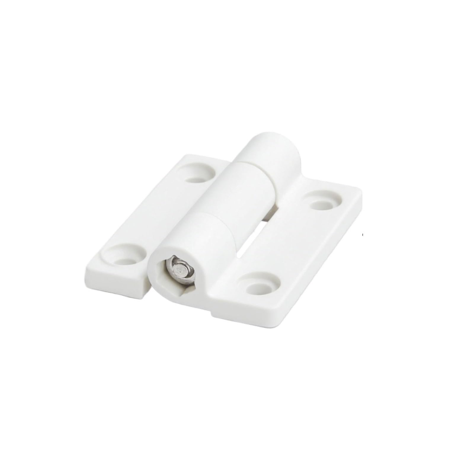 Kdhcvkz White 8Pcs 1/2/3/4/8/10/16/20Pcs 360 Degree Rotation Torque Hinge Doors Hinges(White 8Pcs)