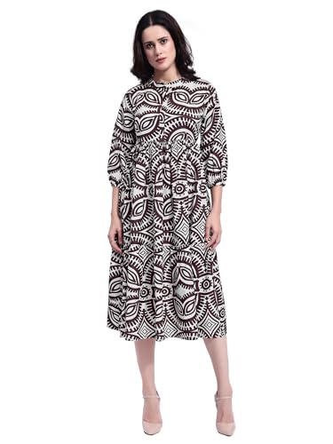 Image of PURVAJA Women's Maxi Cotton Blend Dress