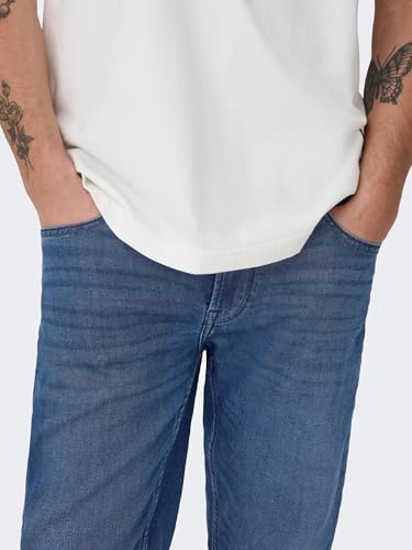 ONLY & SONS Herren Onsloom Jog Dk Blue Pk 0431 Noos Slim Jeans, Blue Denim, 28W / 34L EU – Ansicht 6