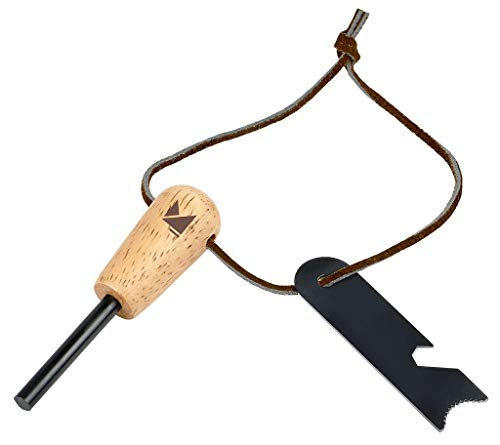Expedition Nature Fire Starter Set | Fire Steel for Outdoor & Survival | Magnesium Fire Starter with Bottle Opener Hex Key & Fire Guide | Fire Starter for Children - Image 3