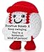 BuiltFit Baseball Gifts for Teen Boys - Positive Crochet Baseball Gift for Men Him College Student, Inspirational Support Birthday Graduation Gift for Son Nephew Brother Kids