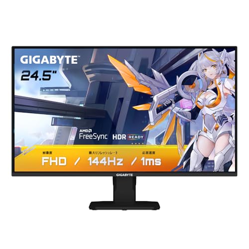 Amazon.co.jp: GIGABYTE ゲーミングモニター 24.5インチ 1920x1080 FHD