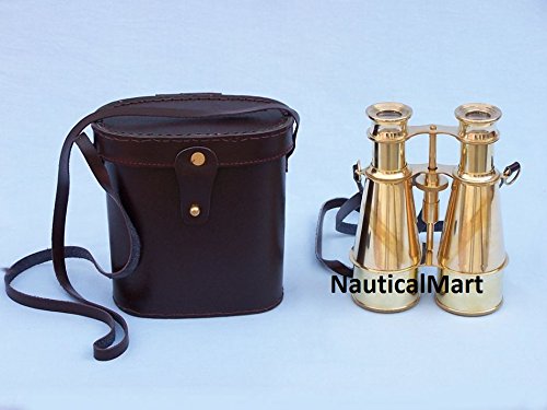 Binoculares Náuticos de Latón Sólido 6 pulgadas miniatura 2