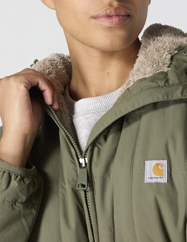 Carhartt Women's Rain Defender Loose Fit Lightweight Insulated Hooded Coat4